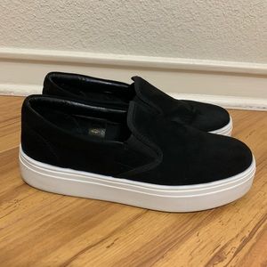 Black Topshop platform sneaker